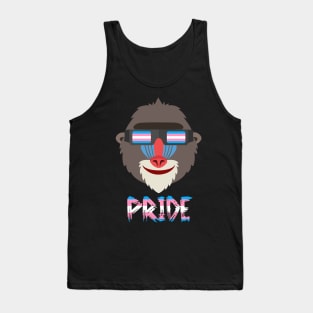 Baboon Transgender Flag Lgbt Tank Top